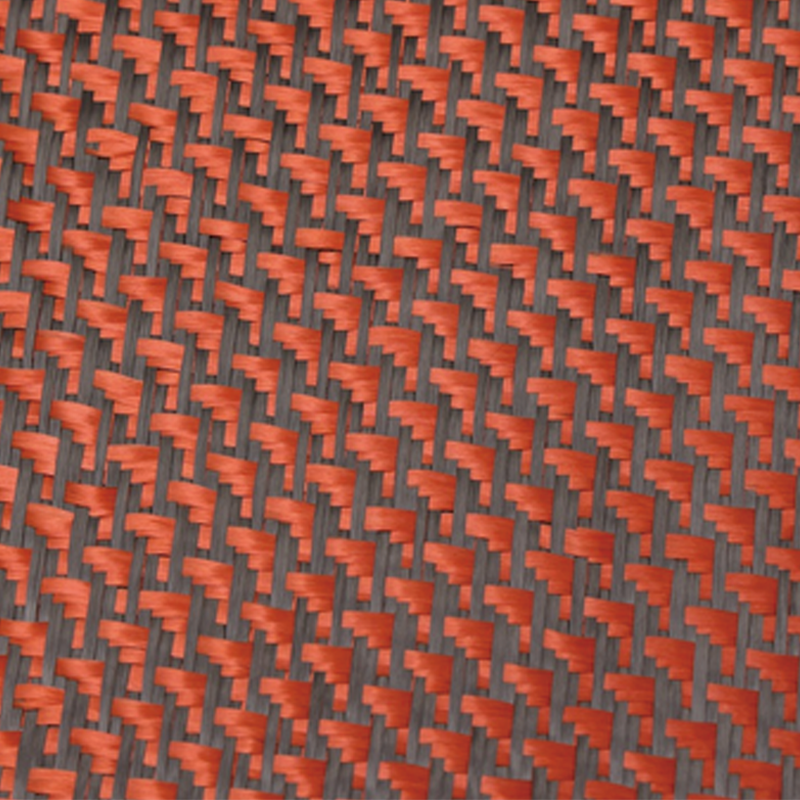 Punainen/musta aramidi hiili sekoitettu hiilikuitu kudottu kangas Punainen/musta aramidi hiili sekoitettu hiilikuitu kudottu kangas