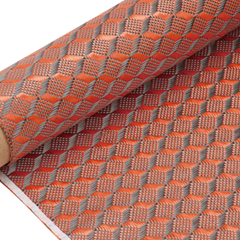Punainen/musta aramidi hiili sekoitettu hiilikuitu kudottu kangas Punainen/musta aramidi hiili sekoitettu hiilikuitu kudottu kangas